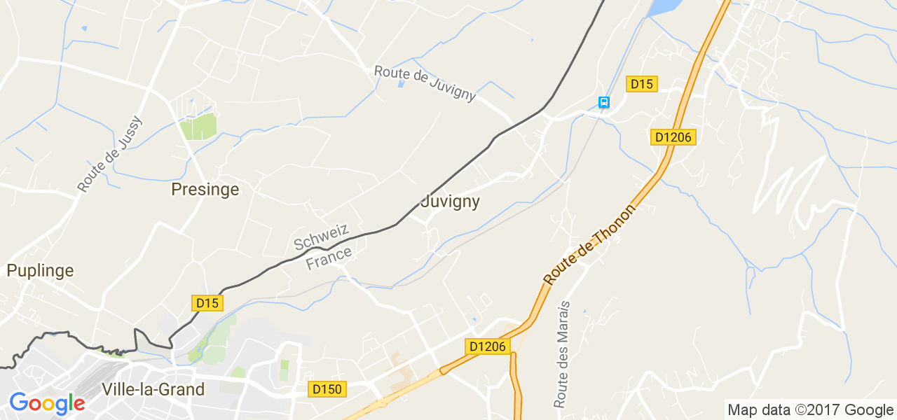 map de la ville de Juvigny