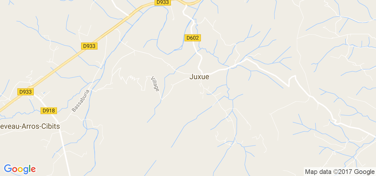 map de la ville de Juxue