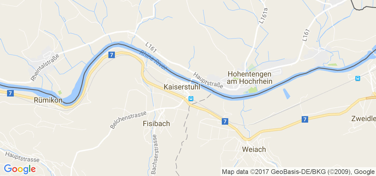 map de la ville de Kaiserstuhl