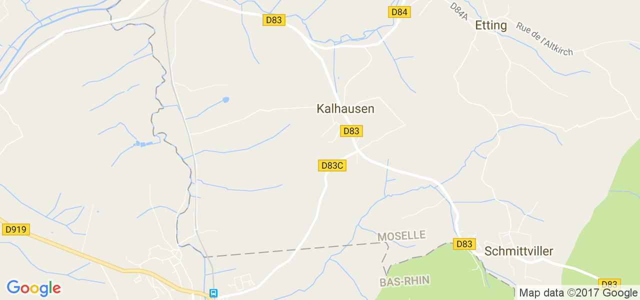 map de la ville de Kalhausen