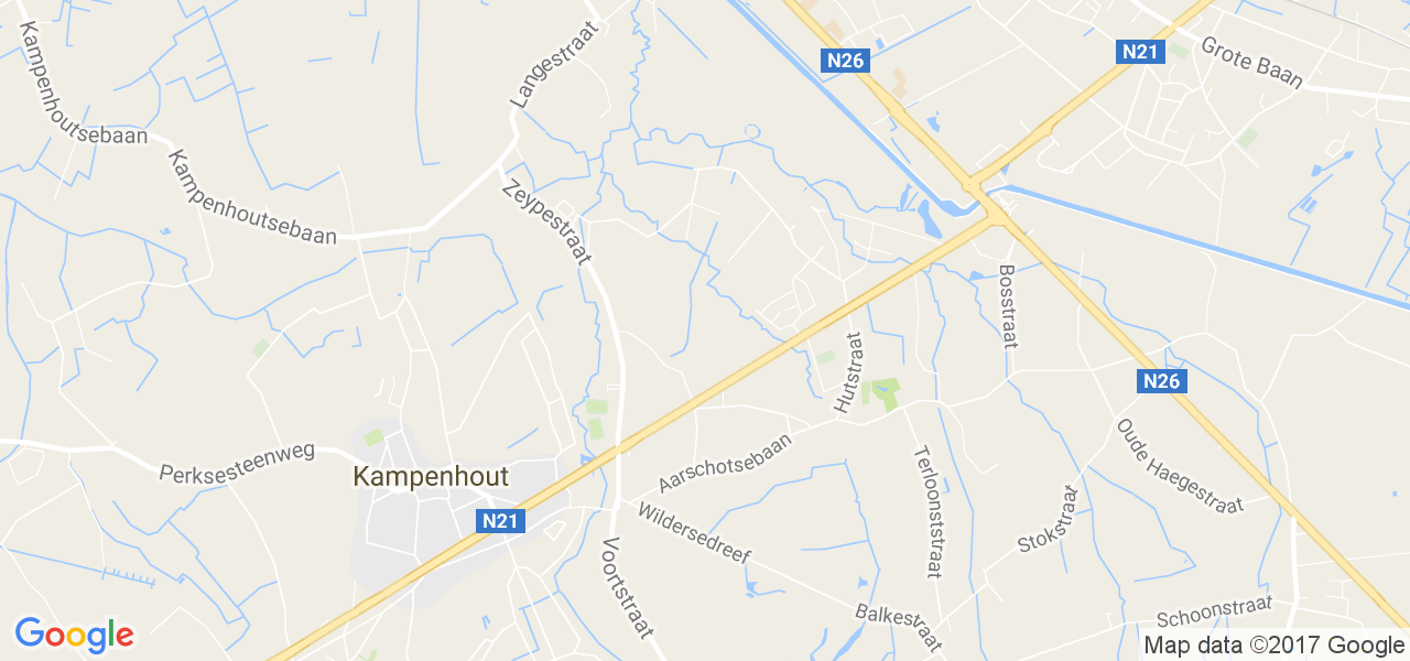 map de la ville de Kampenhout