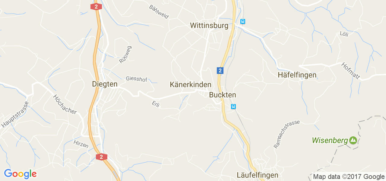 map de la ville de Känerkinden