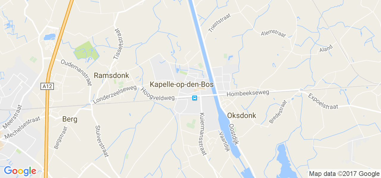 map de la ville de Kapelle-Op-Den-Bos