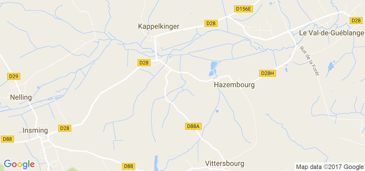 map de la ville de Kappelkinger