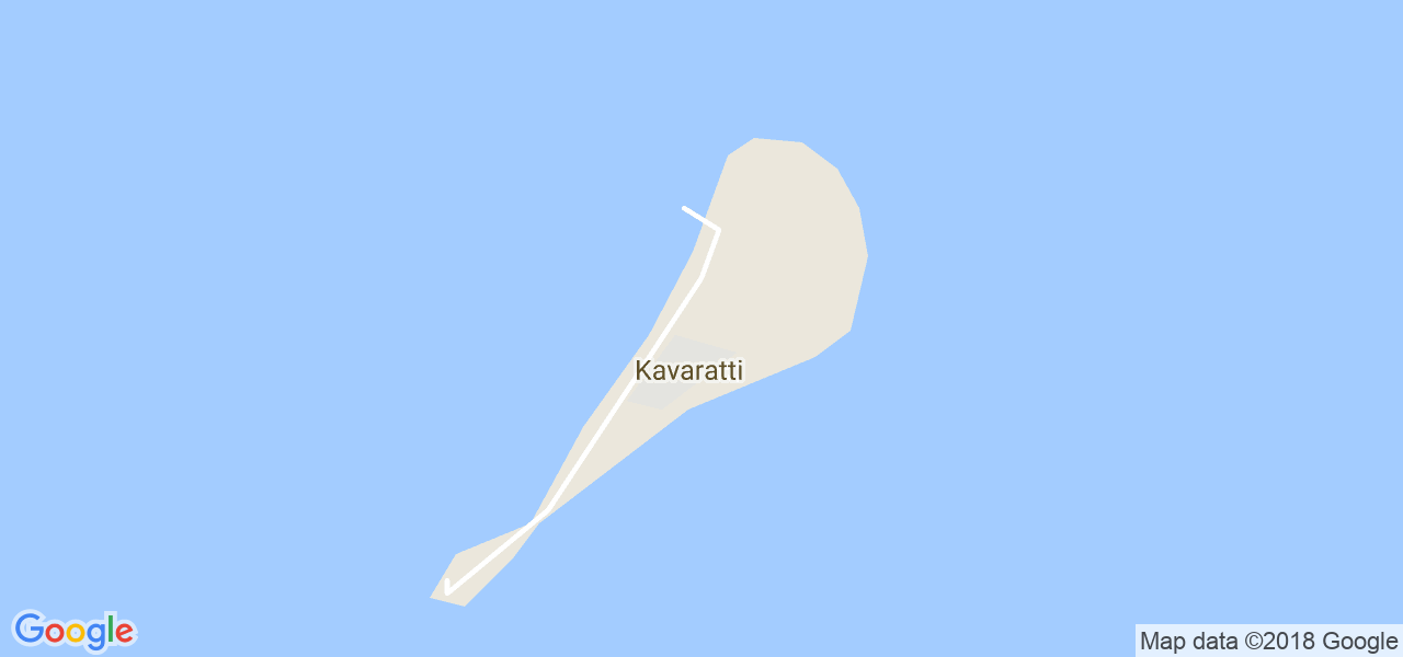 map de la ville de Kavaratti