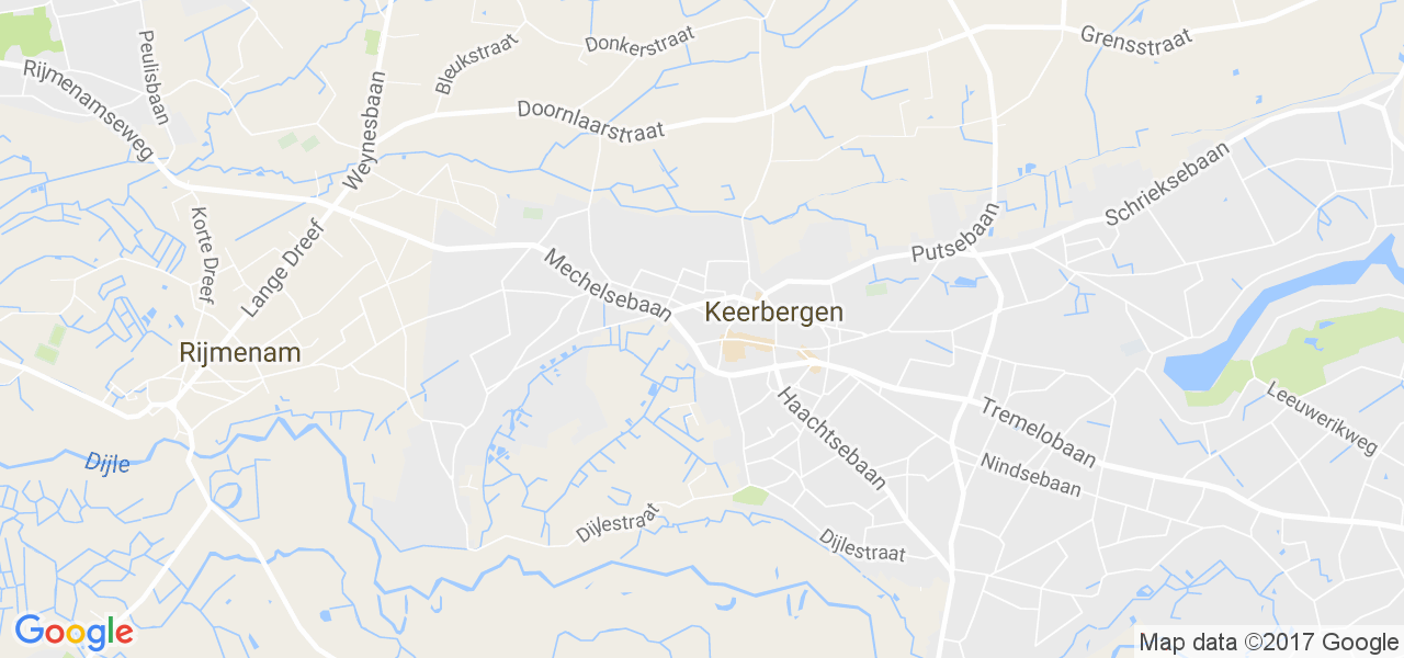 map de la ville de Keerbergen