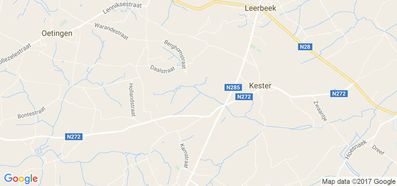 map de la ville de Kester