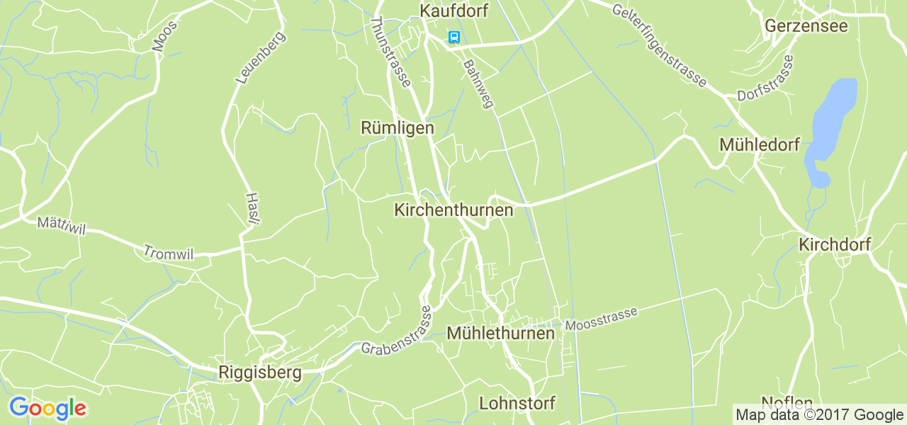 map de la ville de Kirchenthurnen