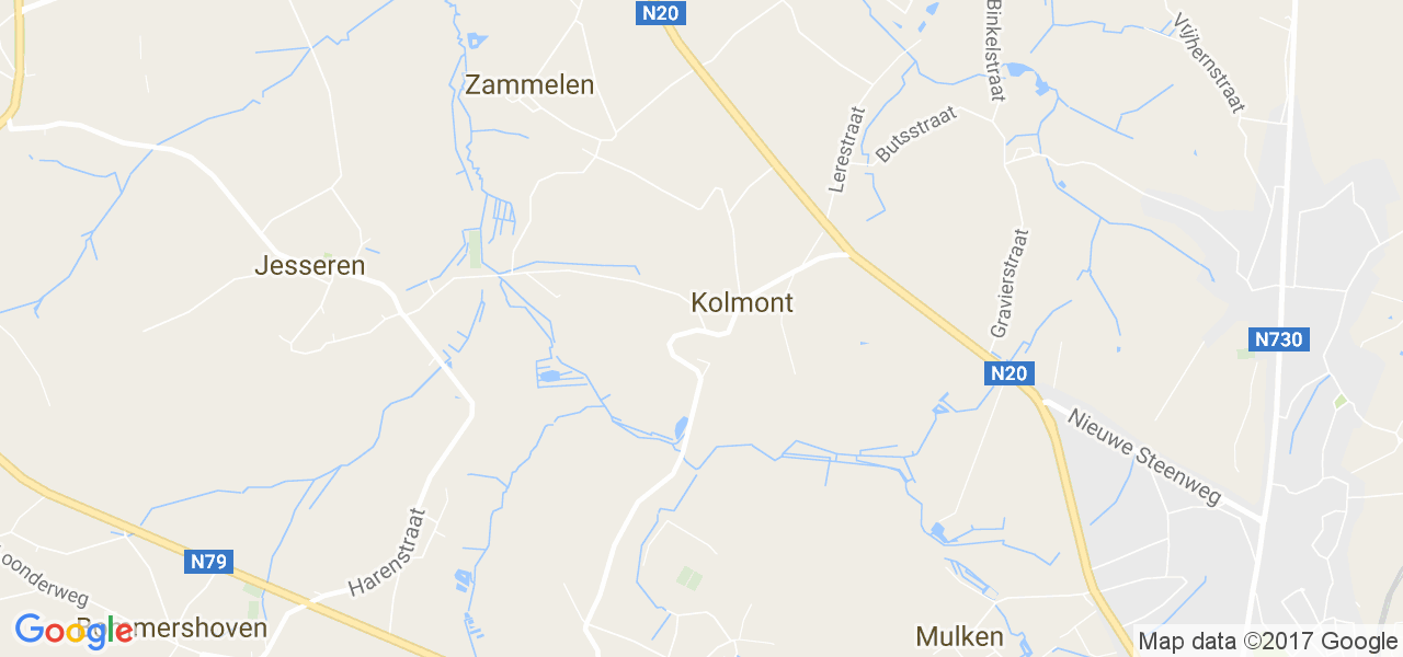 map de la ville de Kolmont