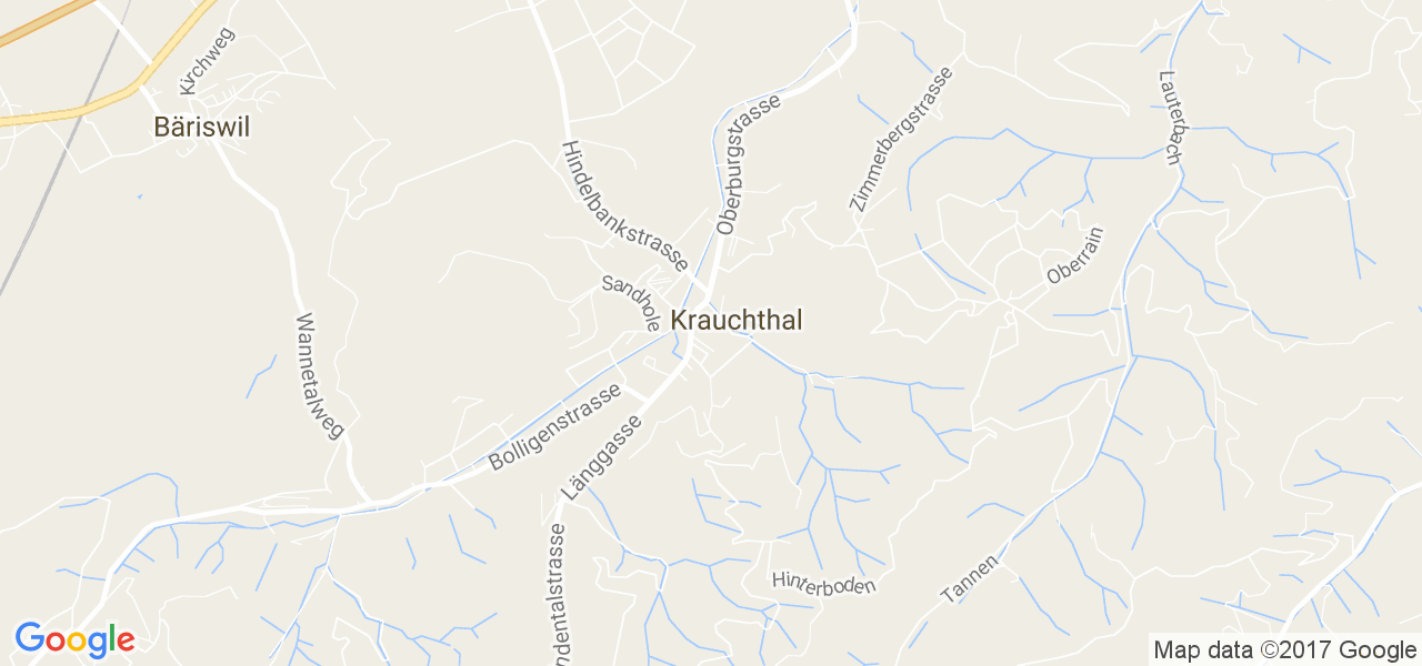 map de la ville de Krauchthal