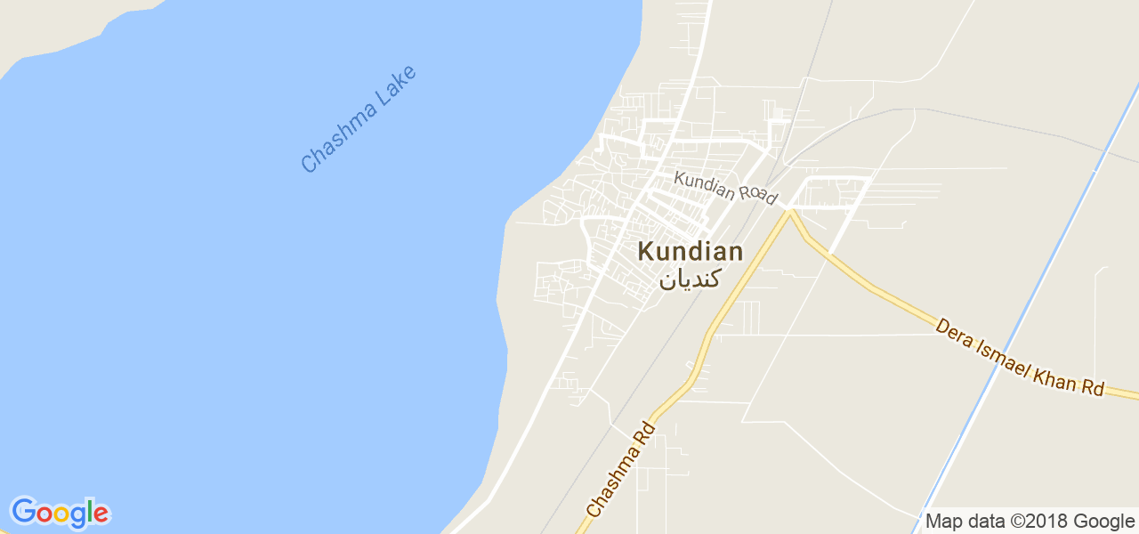 map of the city of Kundian