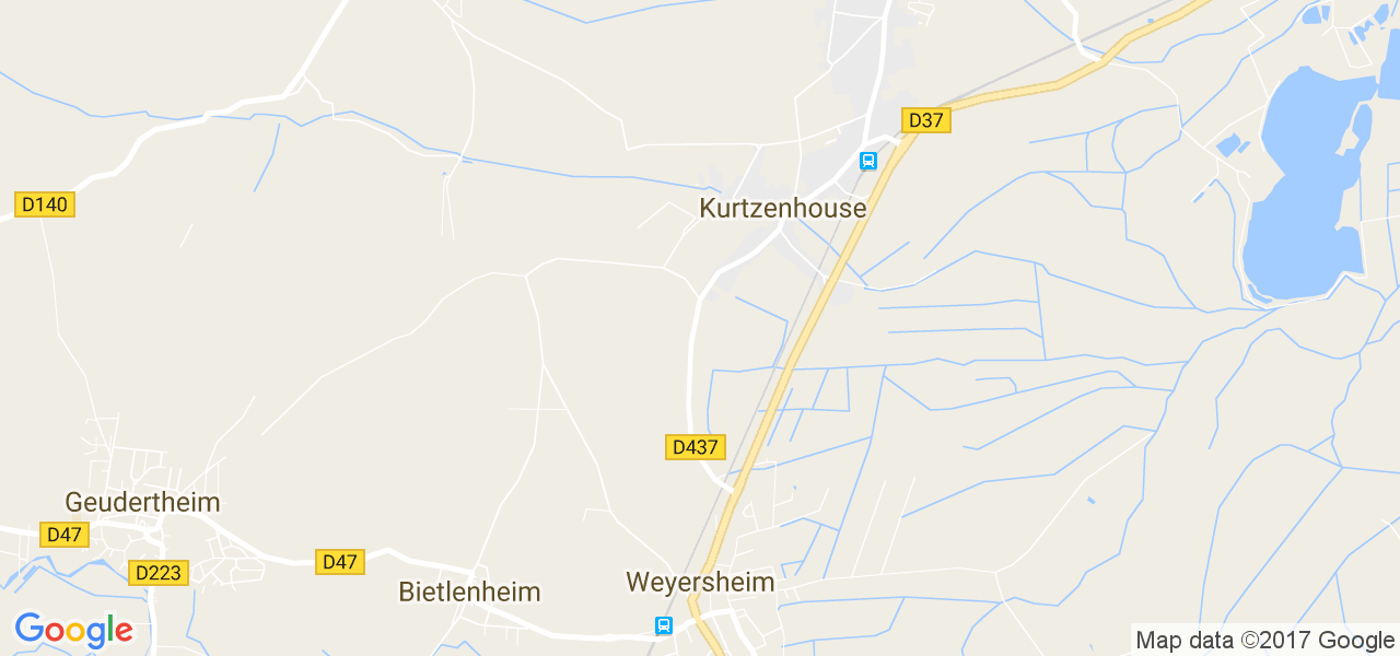 map de la ville de Kurtzenhouse