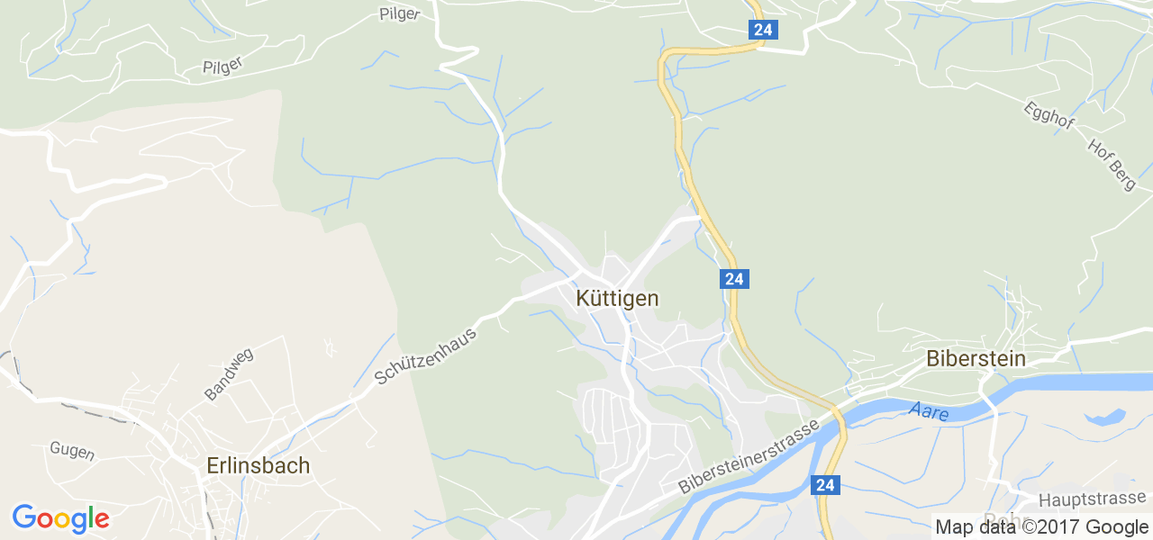 map de la ville de Küttigen