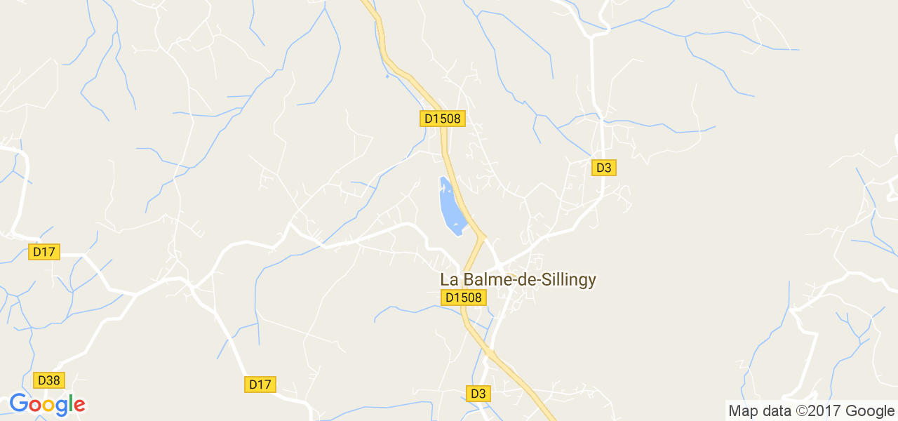 map de la ville de La Balme-de-Sillingy