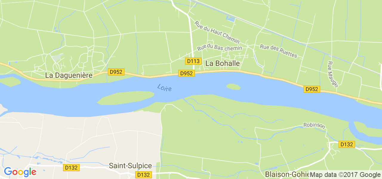 map de la ville de La Bohalle