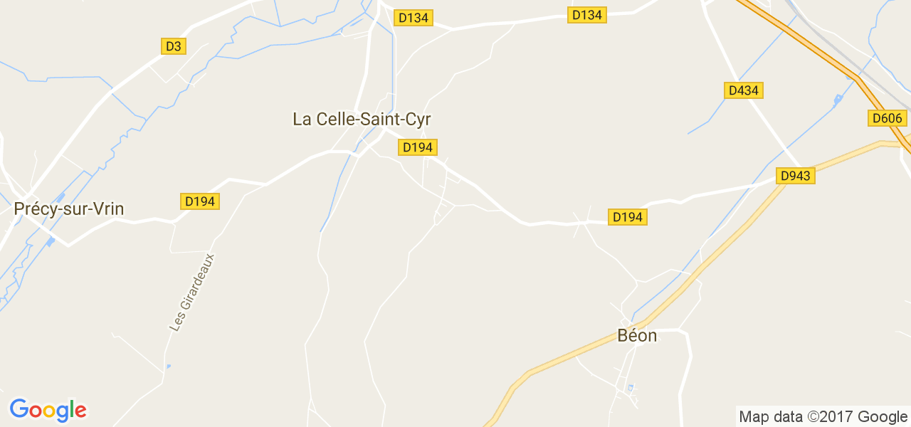 map de la ville de La Celle-Saint-Cyr