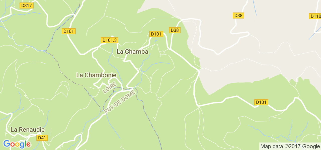 map de la ville de La Chamba