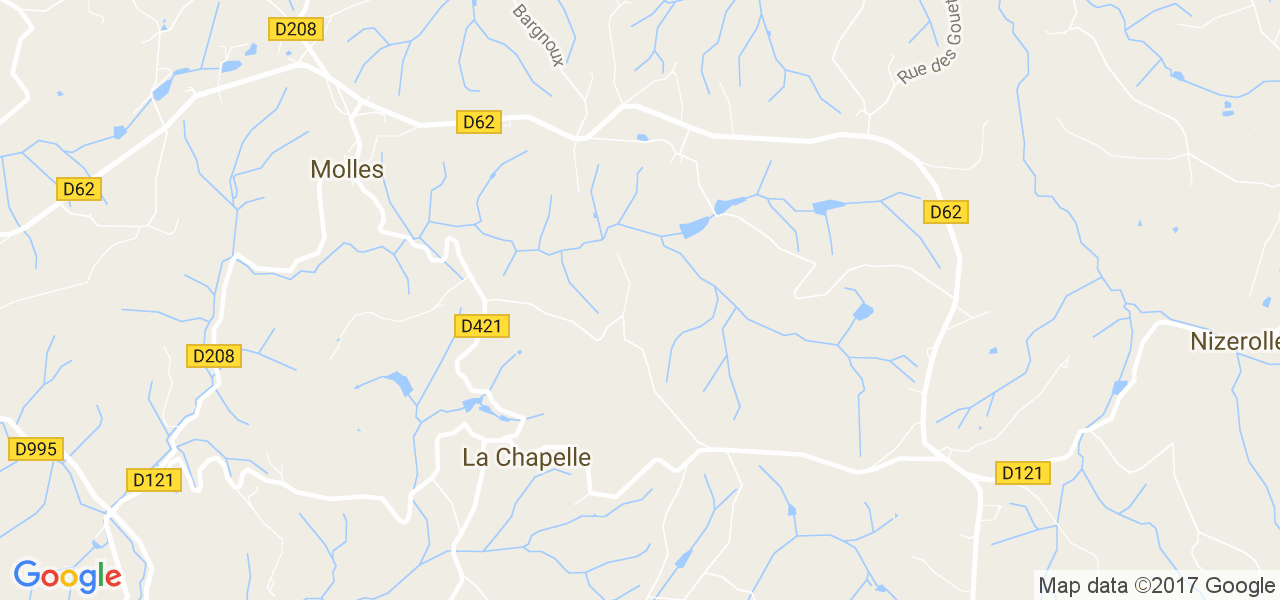 map de la ville de La Chapelle