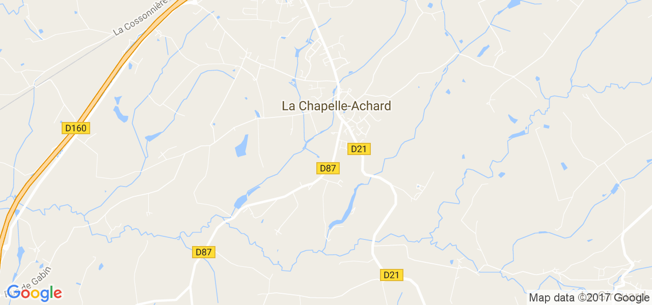 map de la ville de La Chapelle-Achard