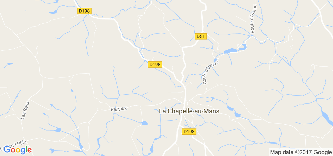 map de la ville de La Chapelle-au-Mans