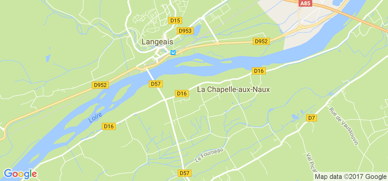 map de la ville de La Chapelle-aux-Naux