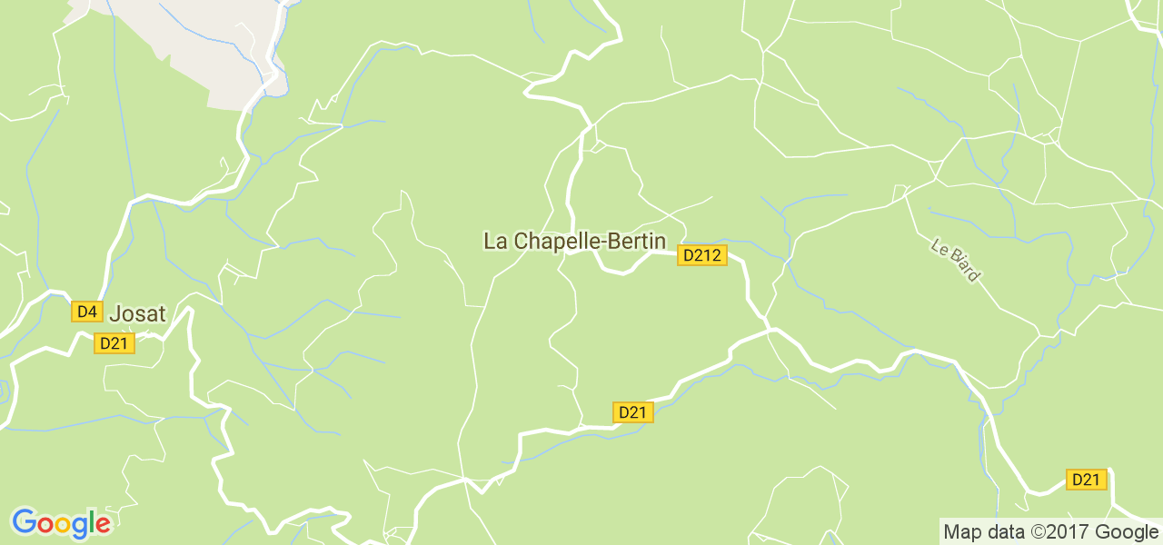 map de la ville de La Chapelle-Bertin