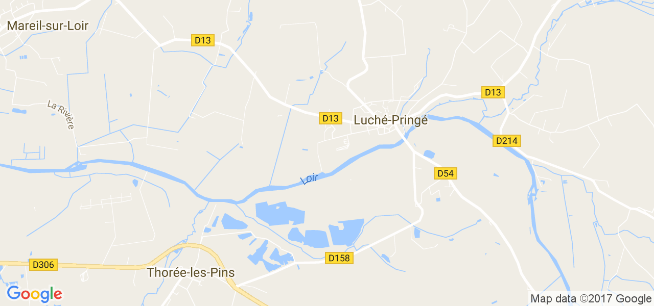 map de la ville de La Chapelle-de-Brain