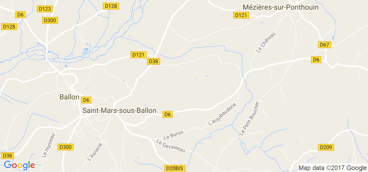 map de la ville de La Chapelle-des-Fougeretz