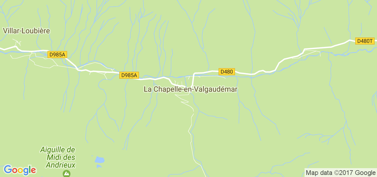 map de la ville de La Chapelle-en-Valgaudémar