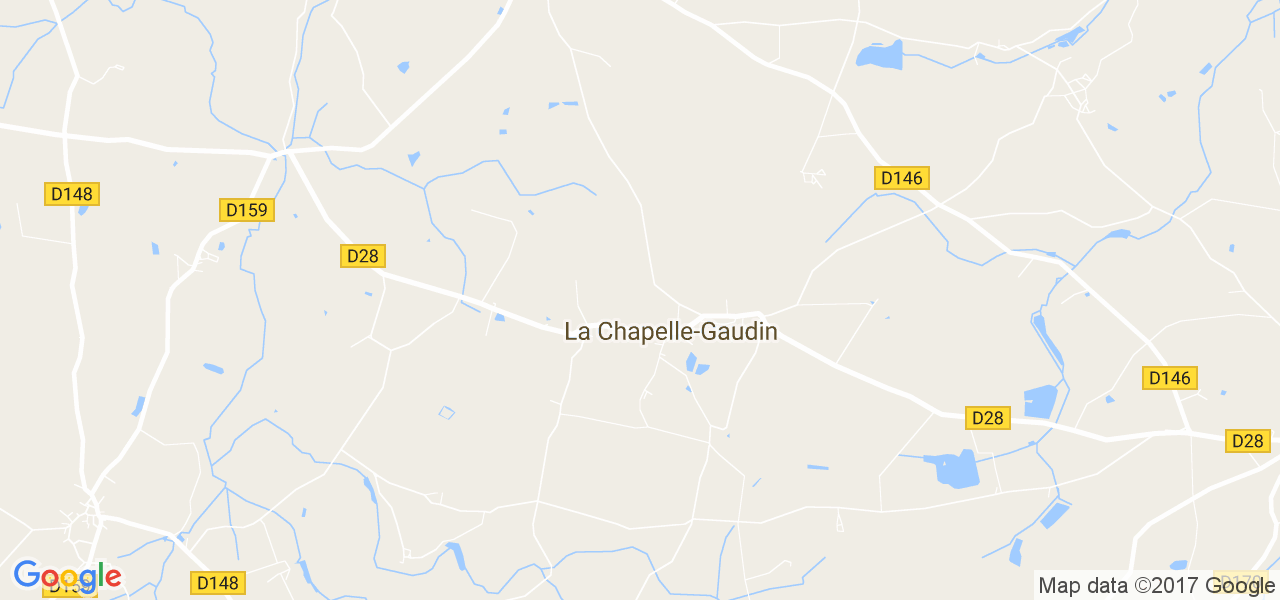 map de la ville de La Chapelle-Gaudin