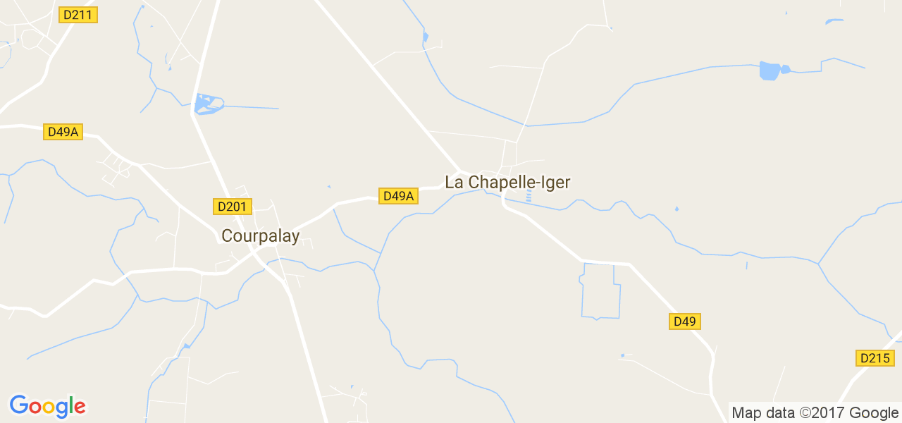 map de la ville de La Chapelle-Iger