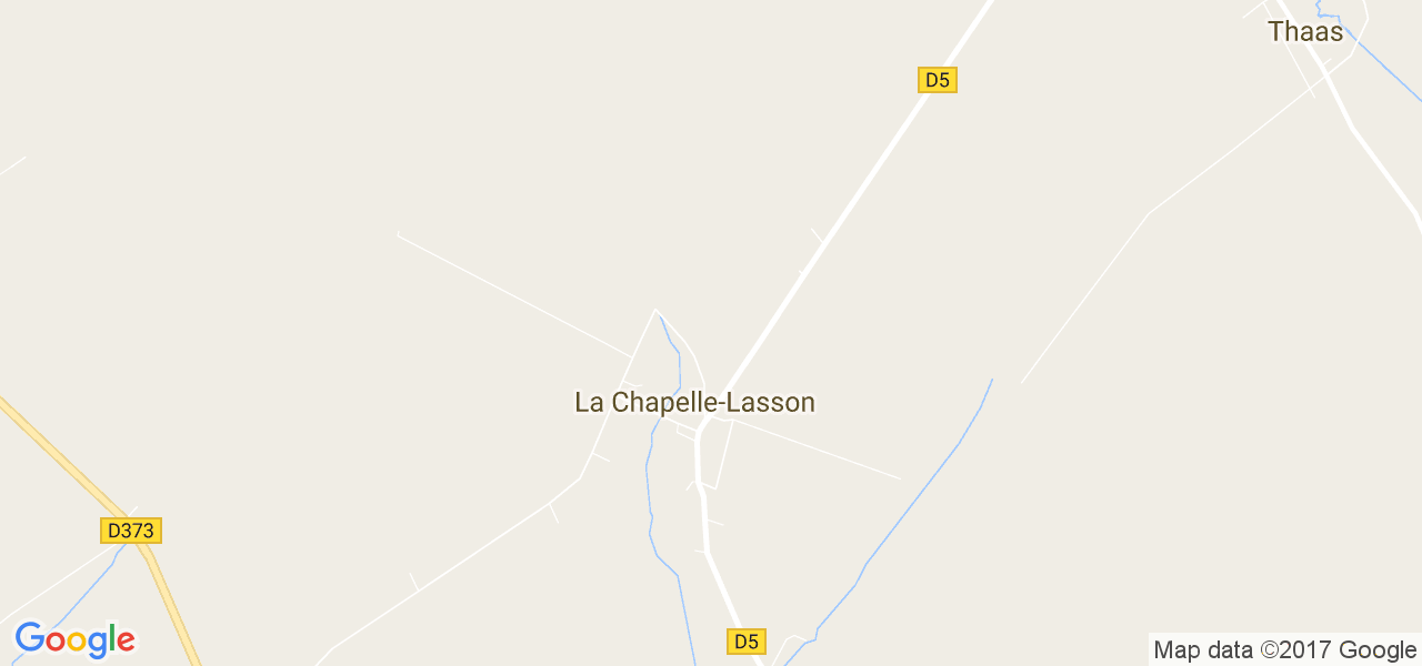 map de la ville de La Chapelle-Lasson