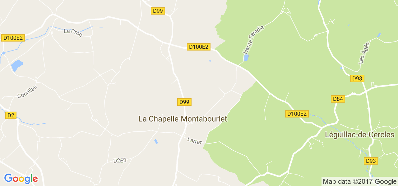 map de la ville de La Chapelle-Montabourlet