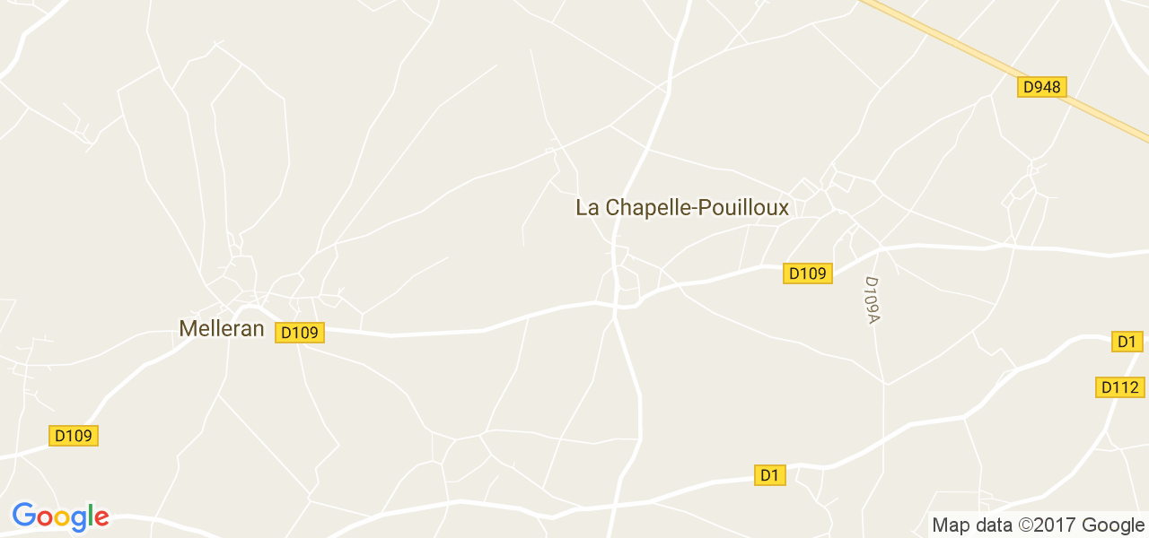 map de la ville de La Chapelle-Pouilloux