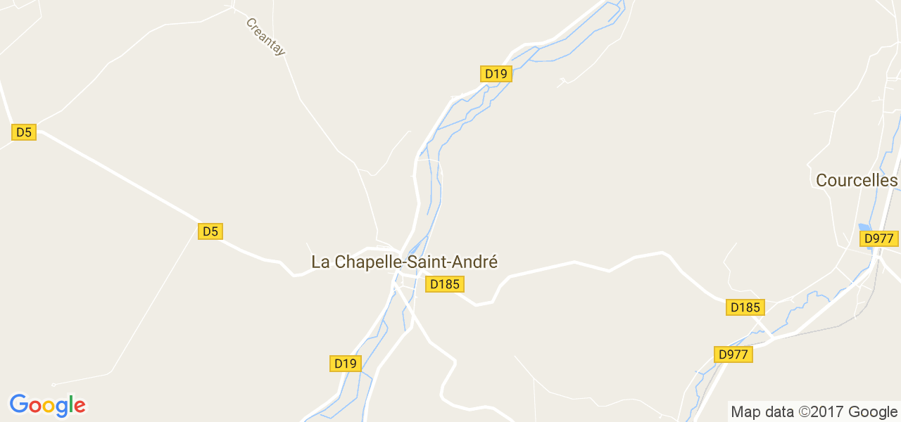 map de la ville de La Chapelle-Saint-André