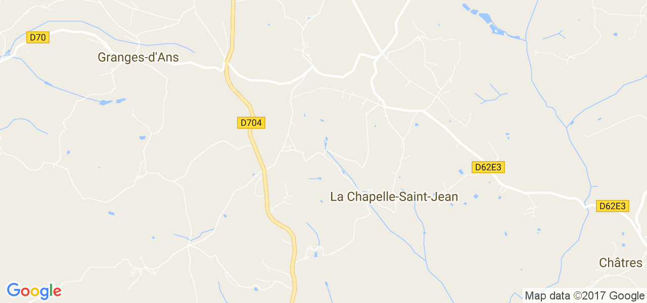 map de la ville de La Chapelle-Saint-Jean