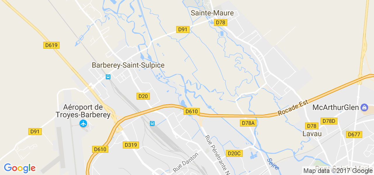 map de la ville de La Chapelle-Saint-Luc