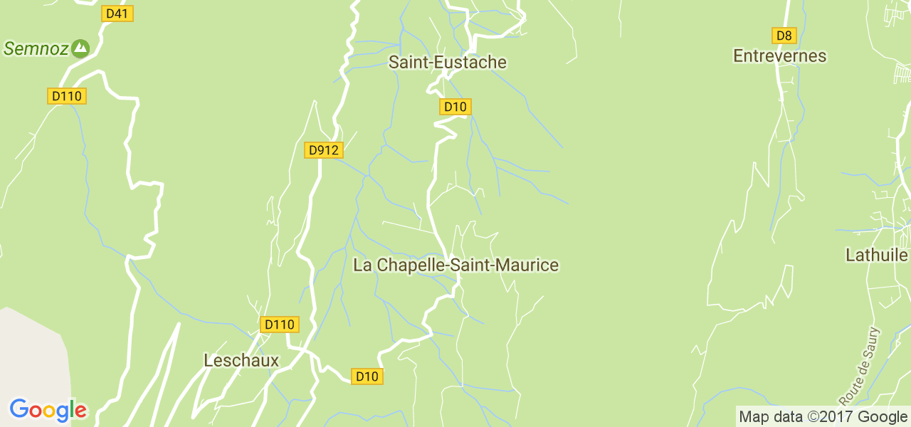 map de la ville de La Chapelle-Saint-Maurice