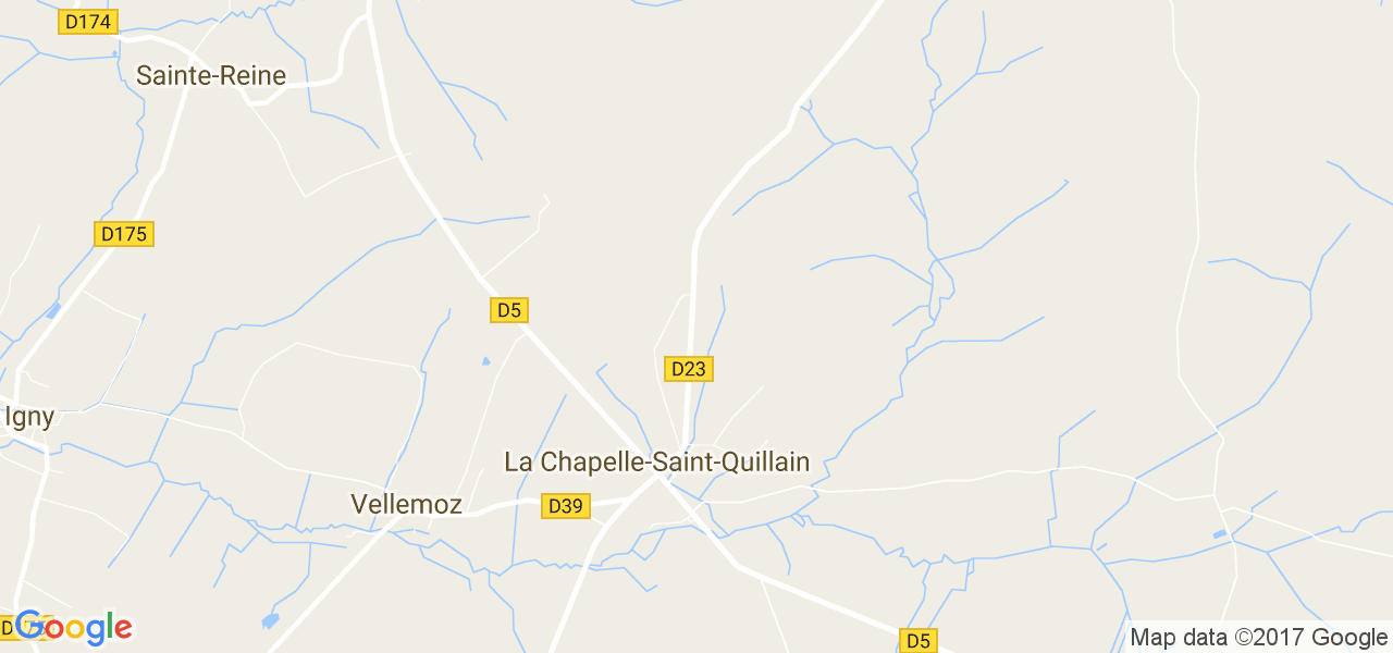 map de la ville de La Chapelle-Saint-Quillain