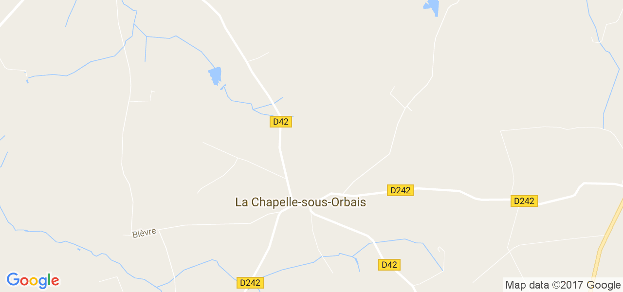 map de la ville de La Chapelle-sous-Orbais