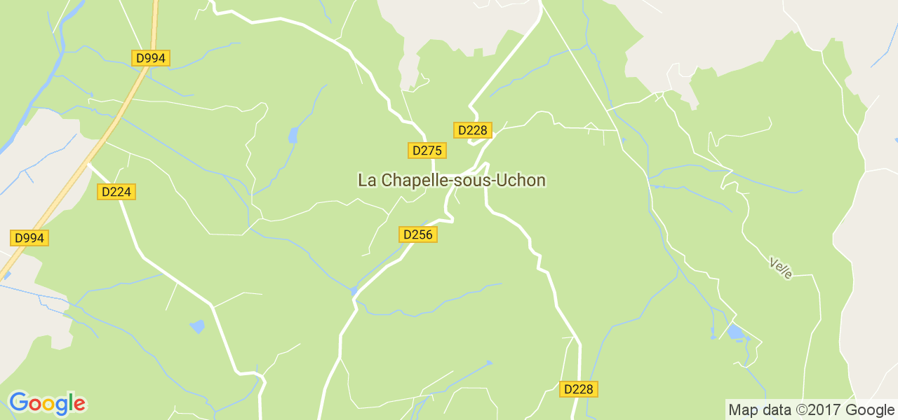 map de la ville de La Chapelle-sous-Uchon