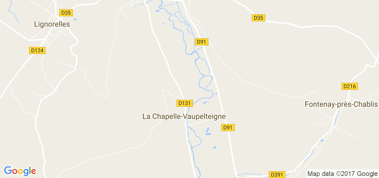 map de la ville de La Chapelle-Vaupelteigne