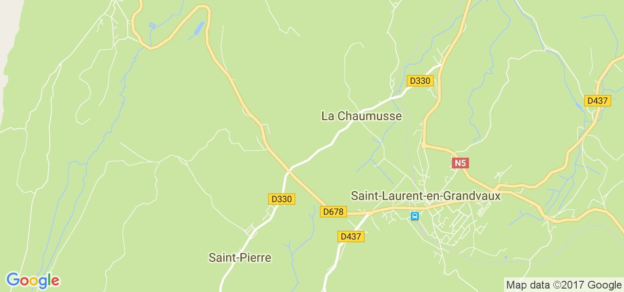 map de la ville de La Chaumusse