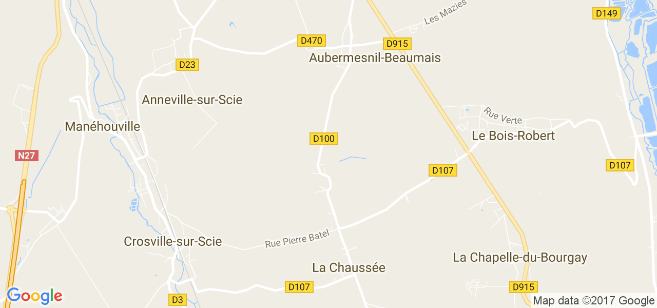 map de la ville de La Chaussée