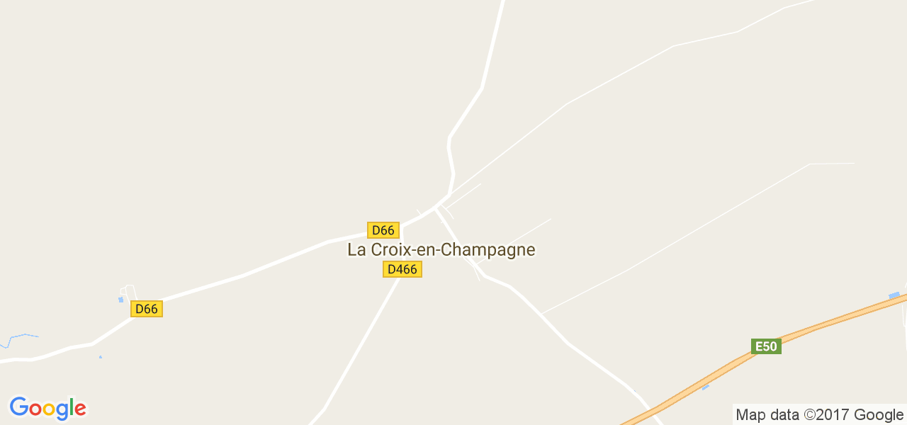 map de la ville de La Croix-en-Champagne