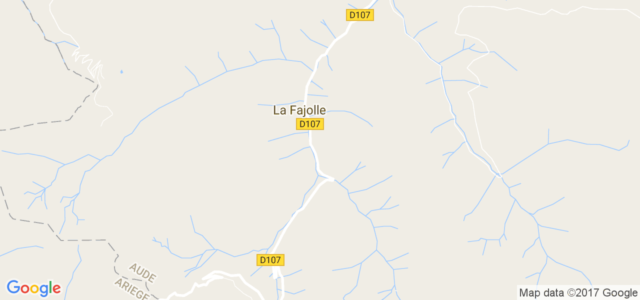 map de la ville de La Fajolle