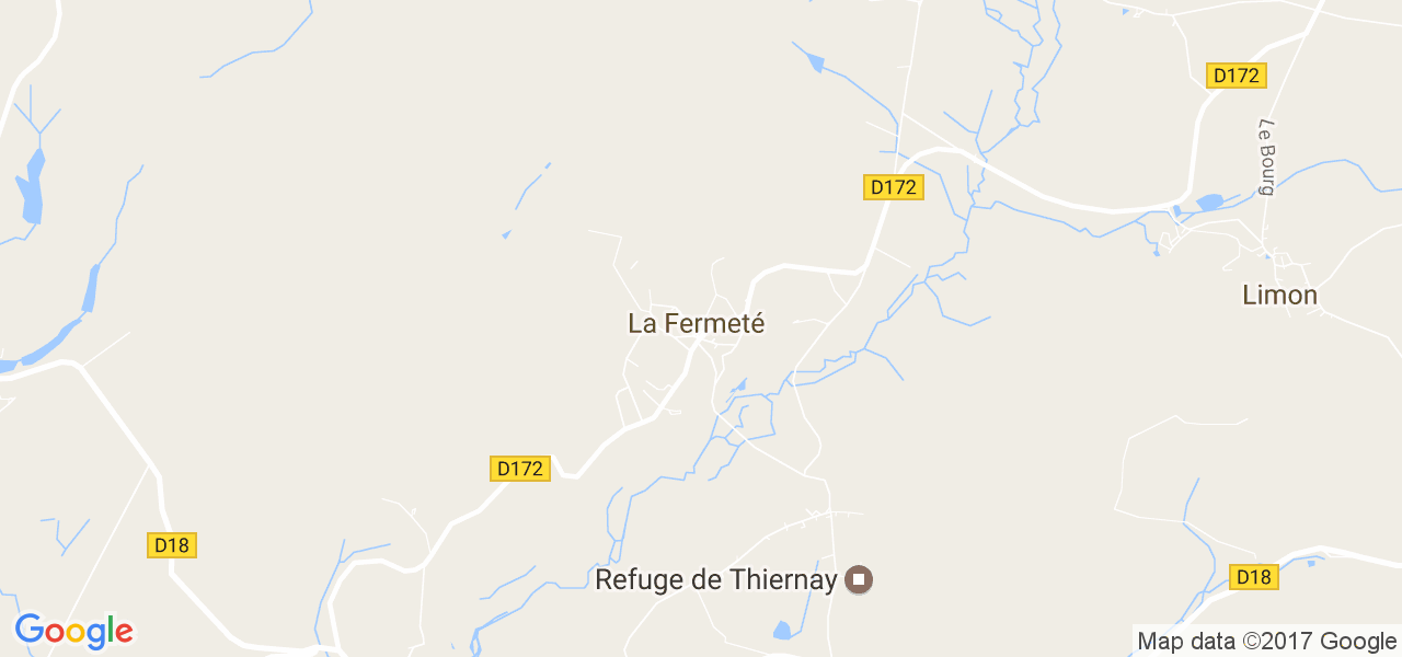 map de la ville de La Fermeté