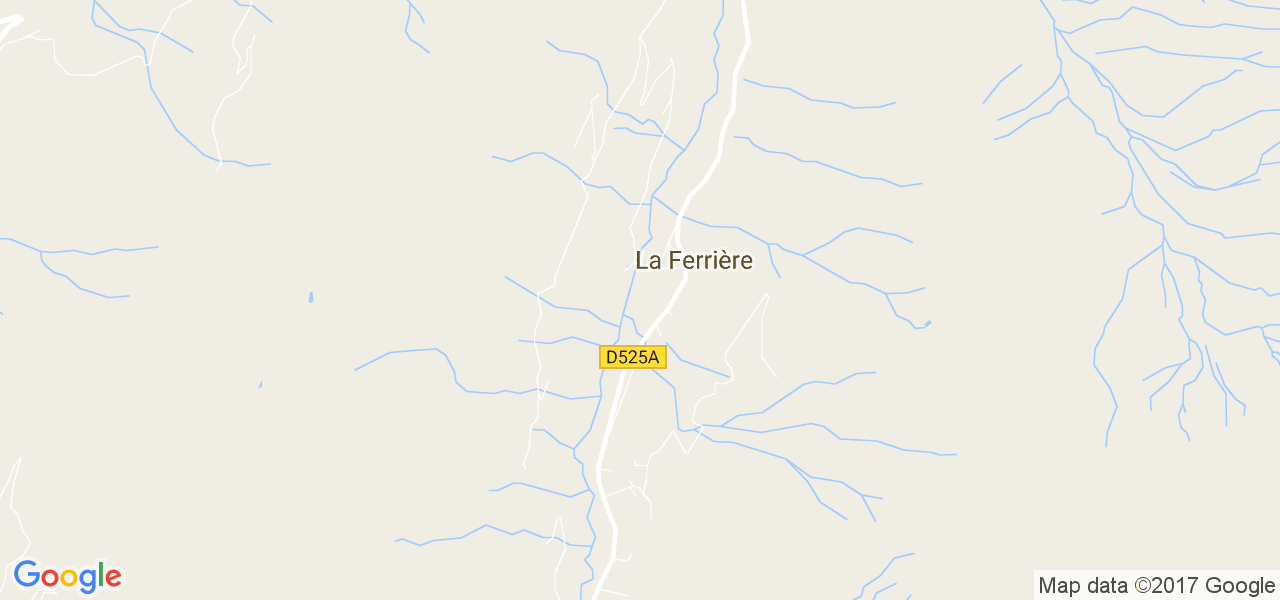 map de la ville de La Ferrière