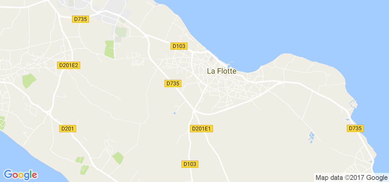 map de la ville de La Flotte