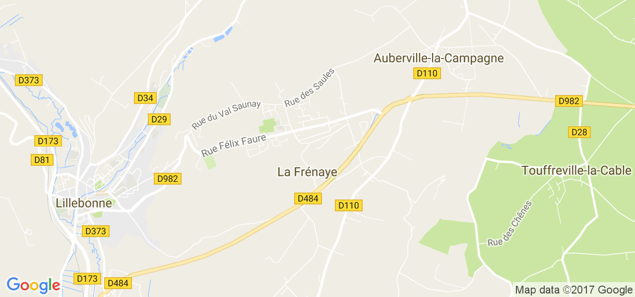 map de la ville de La Frénaye